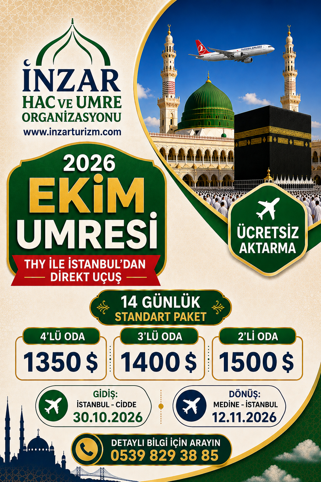 14 Günlük Ekim Umresi