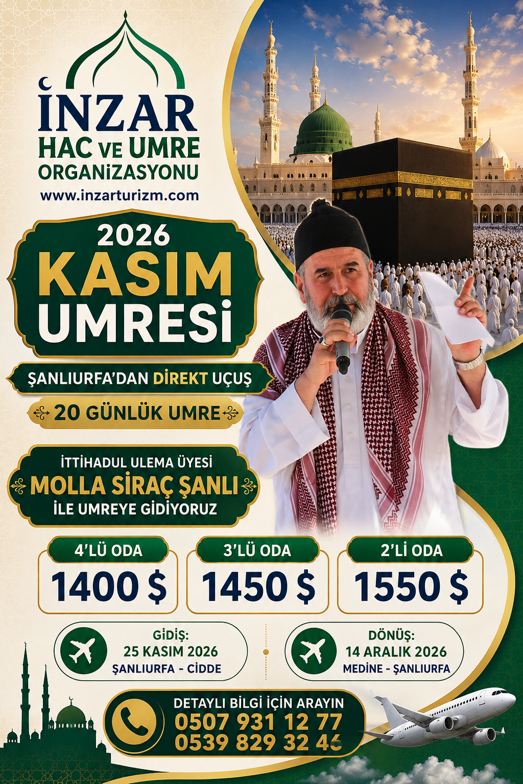Şanlıurfa Kasım Umresi
